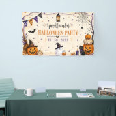 Halloweenparty banner (Messeveranstaltung)