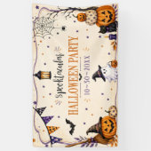 Halloweenparty banner (Vertikal)
