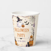 Halloweenparty pappbecher (Vorderseite)