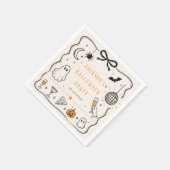 Halloweenparty Serviette (Ecke)
