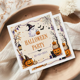Halloweenparty serviette