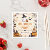 Halloweenparty serviette (Beispiel)