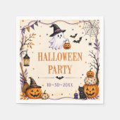 Halloweenparty serviette (Vorderseite)