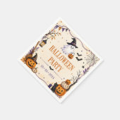 Halloweenparty serviette (Ecke)