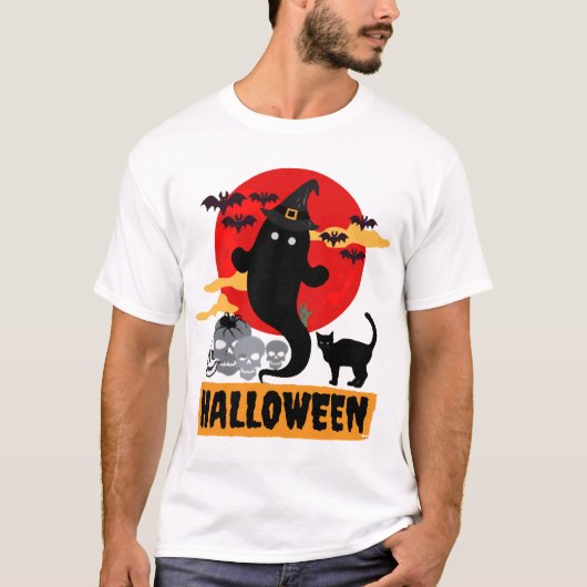 Halloweenparty T-Shirt (Vorderseite)