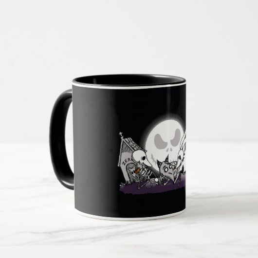 Halloweens beste Freunde Tasse (Vorderseite Links)