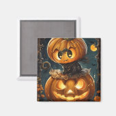 Halloweens Geist Magnet (Vorderseite/Rückseite)