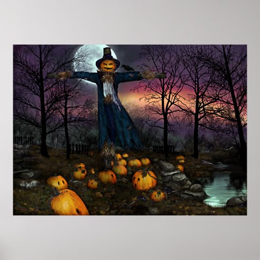 Halloweens Harvest - Scarecrow Poster (Vorne)