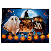 Halloweenschnecken Große Geschenktüte (Rückseite)