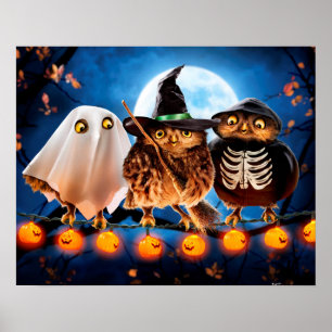 Halloweenschnecken Poster