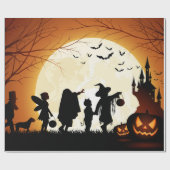 Halloweenthemenorientiertes MattPackpapier Geschenkpapier (Flach)