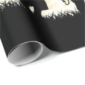 Halloweenthemenorientiertes MattPackpapier Geschenkpapier (Rolleneckpunkt)