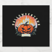 HalloweenTown 1998 Essenzieller T - Shirt Schaumweinetikett (Einzelnes Label)