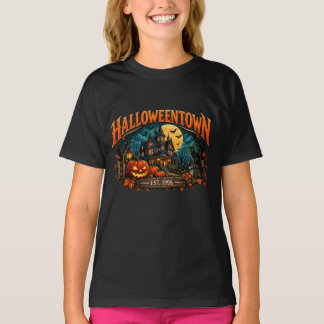 Halloweentown Est 1998, Retro Halloween Kinder T-Shirt
