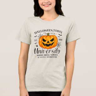 Halloweentown Universität – Lustiger Halloween-Tag Tri-Blend Shirt
