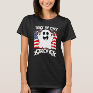 Halloweentrick oder Bier Drink Party Gespenst Cost T-Shirt