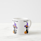 Halloweentrick oder -Leckerei Espressotasse (Vorderseite Rechts)