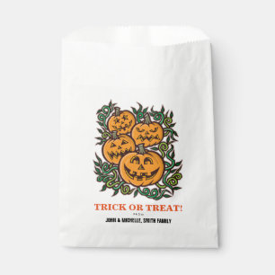 Halloweentrick-oder -Leckerei-Jack O Laterne Geschenktütchen