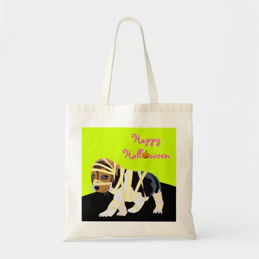 Halloweentrick-oder -Leckerei-Tasche: Hund Tragetasche (Vorne)