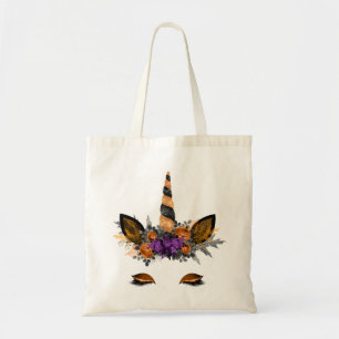 Halloweenunicorn-Leckerei-Tasche Tragetasche