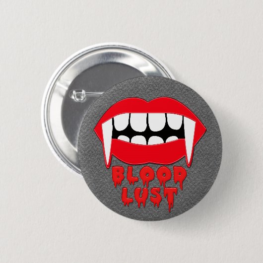 Halloweenvampire-Party-Leckerei-Knopf Button (Vorne & Hinten)