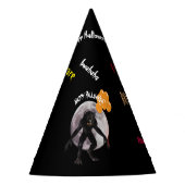 HalloweenWerewolf mit Ballonen Partyhütchen (Vorderseite)