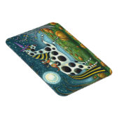 HALLOWEER GEPUNKTETER PONY & BAT KATZE WIMSICAL PO MAGNET (Rechte Seite)