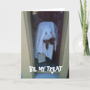 HALLOWEER LIEBE "SEIN MEINE LECKEREI BITTE" KARTE