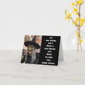 ***HALLOWEER RAT VON EINEM WITCH?*** KARTE (Gelbe Blume)