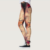 HALLOWEER SPUK GESICHT LEGGINGS (Links)