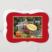 HALLOWEGE DACKEL ROAST INVITATION/ZOLLBAR EINLADUNG (Vorne/Hinten)