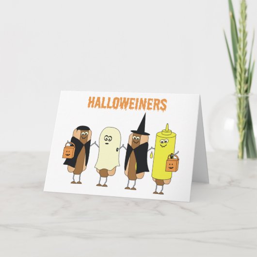 Halloweiners Card Karte (Vorderseite)