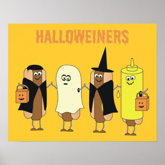 Halloweiners Poster (Vorne)