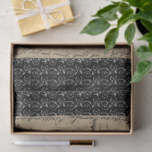 HALLOWEITE BLACK-ROSE SEIDENPAPIER (Geschenk)