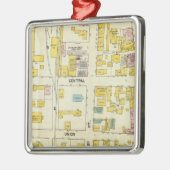 Hallowell, Kennebec County und Maine 2 Ornament Aus Metall (Links)