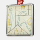 Hallowell, Kennebec County und Maine 3 Ornament Aus Metall (Links)