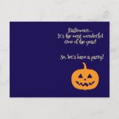 HALLOWEN, ES IST DIE WUNDERSCHÖNSTE ZEIT DES JAHRE POSTKARTE (Vorderseite)