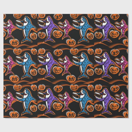 HALLOWEN GESCHENKPAPIER (Flach)