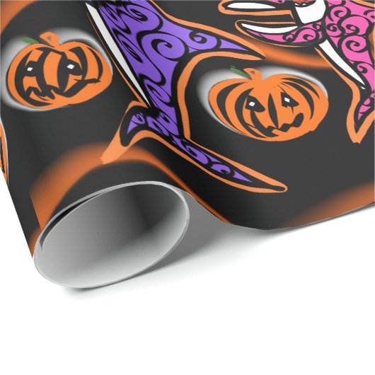 HALLOWEN GESCHENKPAPIER (Rolleneckpunkt)