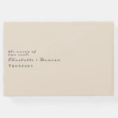 Hallowen Gothic Skulls Tarot The Lovers Wedding Gästebuch (Rückseite)