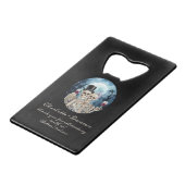 Hallowen Gothic Skulls Tarot The Lovers Wedding Geldbeutel Flaschenöffner (Vorderseite Schrägansicht)