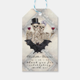 Hallowen Gothic Skulls Tarot The Lovers Wedding Geschenkanhänger