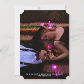 Hallowen Gothic Skulls Tarot The Lovers Wedding Save The Date (Rückseite)