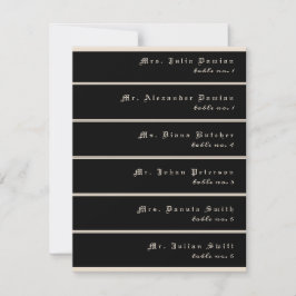 Hallowen Gothic Tarot Lovers Hochzeit Platzkarten