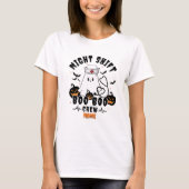Hallowen Nurse Night Shift Crew T-Shirt (Vorderseite)