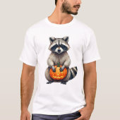 Hallowen racoon T-Shirt (Vorderseite)