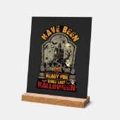 Hallowen Spukhaus Grabstein Bereit Acrylschild (Winkel)