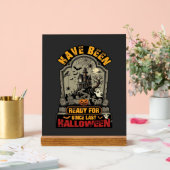 Hallowen Spukhaus Grabstein Bereit Acrylschild (Hochzeit)