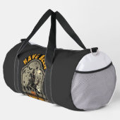Hallowen Spukhaus Grabstein Bereit Duffle Bag (Rechte Ecke)