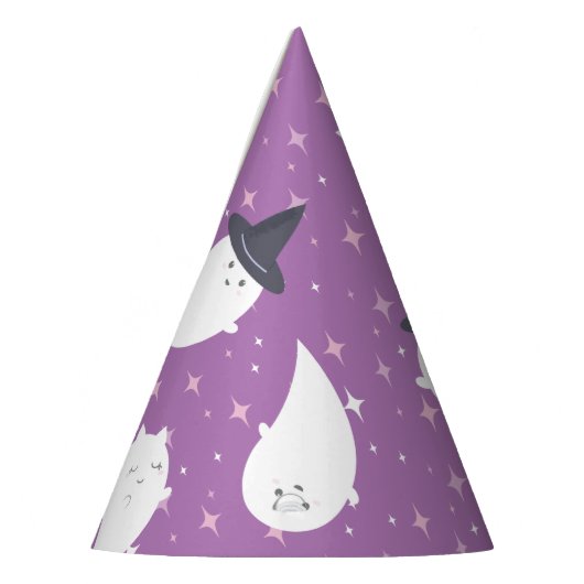 Hallowen Witch Ghost Birthday Party Hat Partyhütchen (Links)
